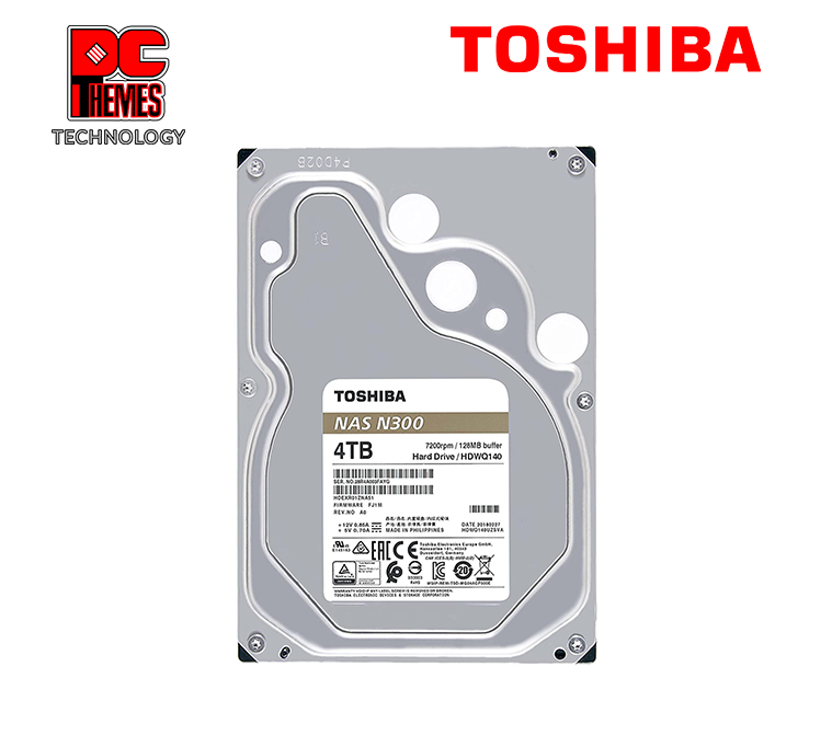 TOSHIBA NAS N300 4TB 3.5